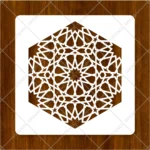 Flexible and durable plastic Geometric Pattern Floor Painting Flexible Stencil