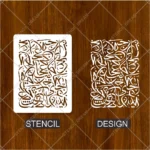Stencil Dream Arabic Calligraphy Art Painting Flexible Stencil for craft projects