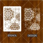 Stencil Dream Moroccan Floral Mandala Painting Flexible Stencil for canvas wall decor