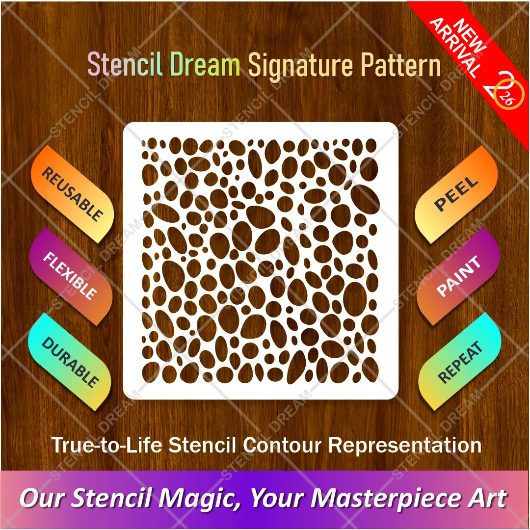 stone-wall-pattern-painting-flexible-stencil-main Stone Wall Pattern Painting Flexible Stencil for painting rustic brick walls
